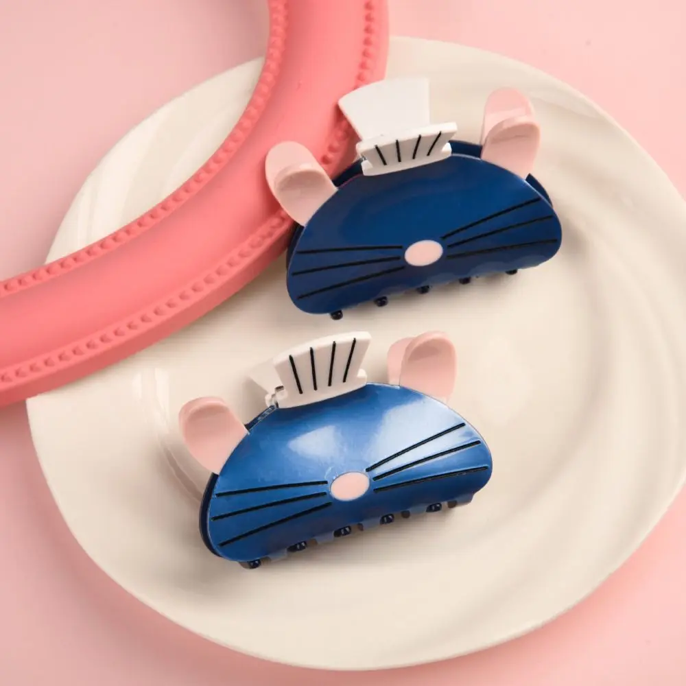 

Acetate Hair Clip Creative Mouse Shark Grasp Clip Hairpin Ponytail Clip Hair Accessories for Women Girl