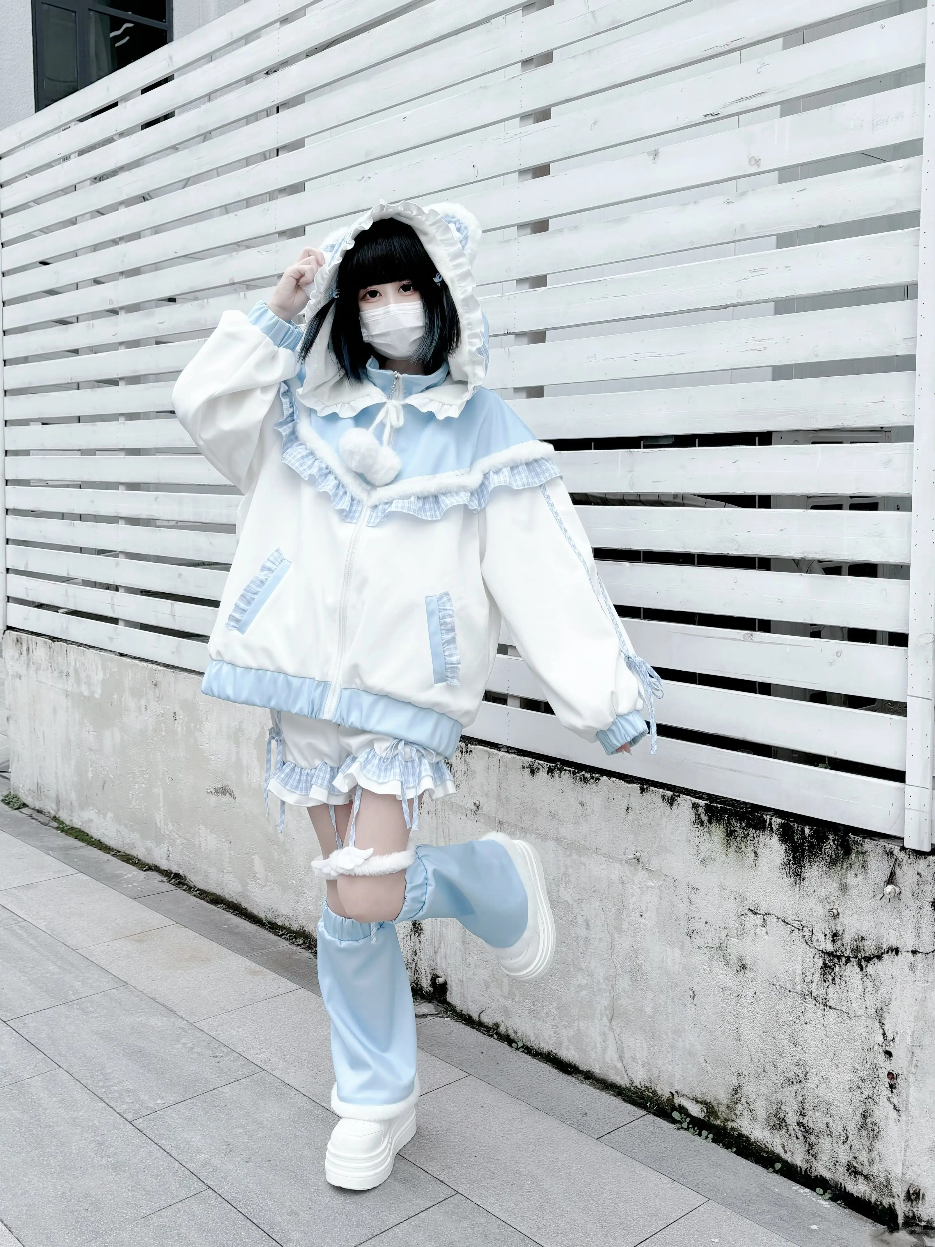 

Niche Designer Style Sportswear Jacket Cute Japanese Loose Hooded Coat Sweatshirt