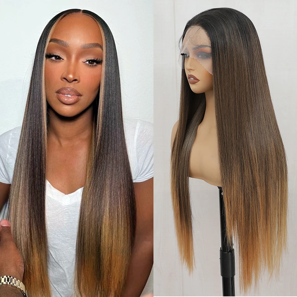 

Straight Wig With Pre Cut Said Part 13x4 Ear To Ear Pre-Everything Wig Glueless Lace Frontal Lace Front Wigs