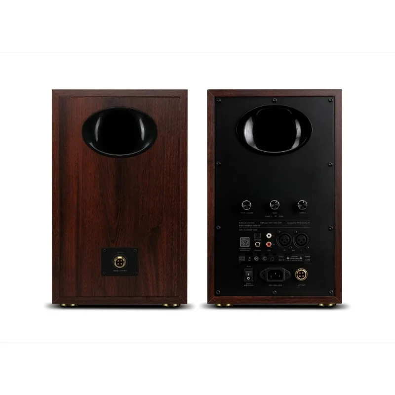 HIVI D200 D300 Hifi Stereo Active Bluetooth 5.0 Bookshelf Speakers Desktop Audio 6.5