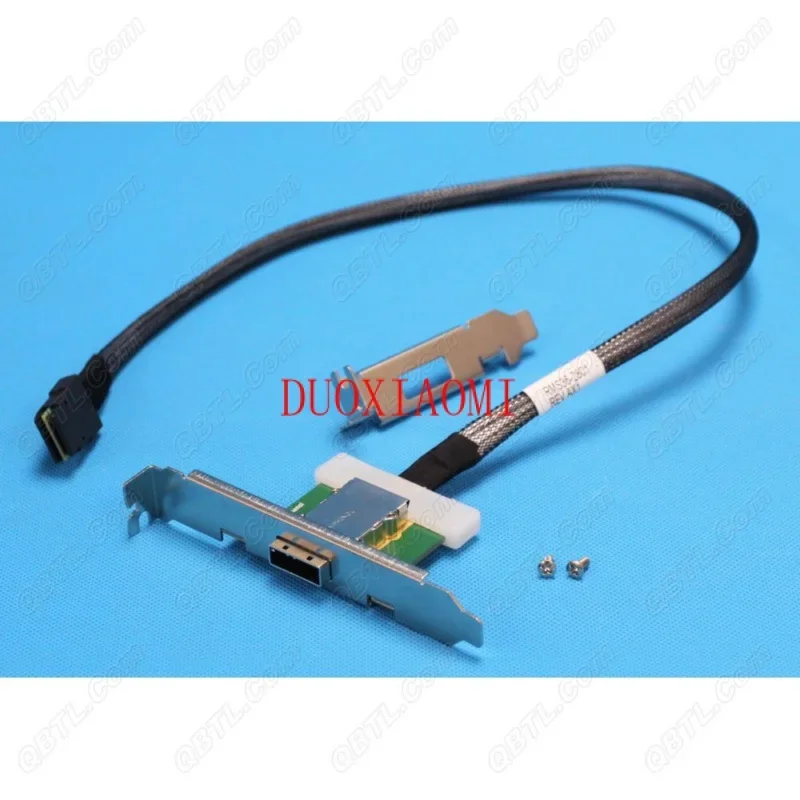 

New FOR Amphenol SFF-8087 to External SFF-8088 female with 2-brackets & Cable-52cm