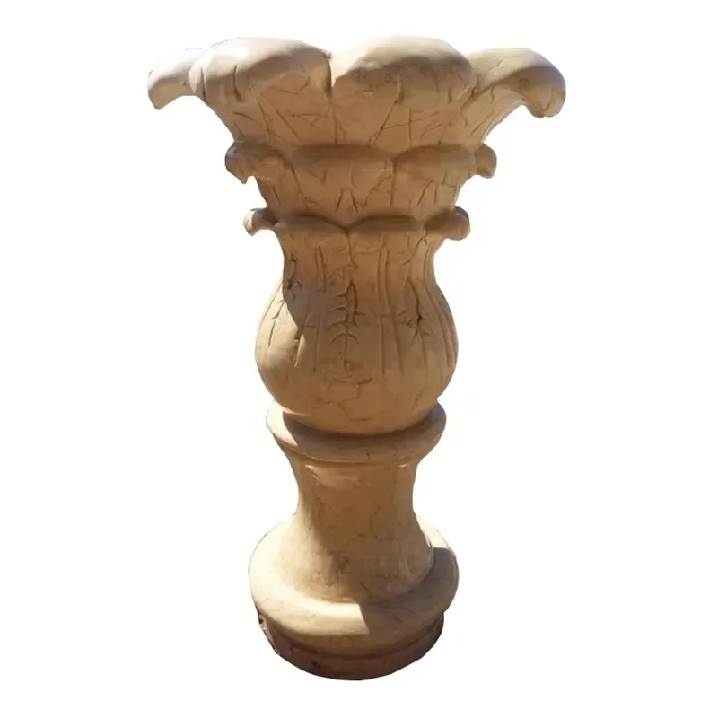 Highly polished natural stone granite or marble columns for modern gazebo door posts and fences designed to be sturdy