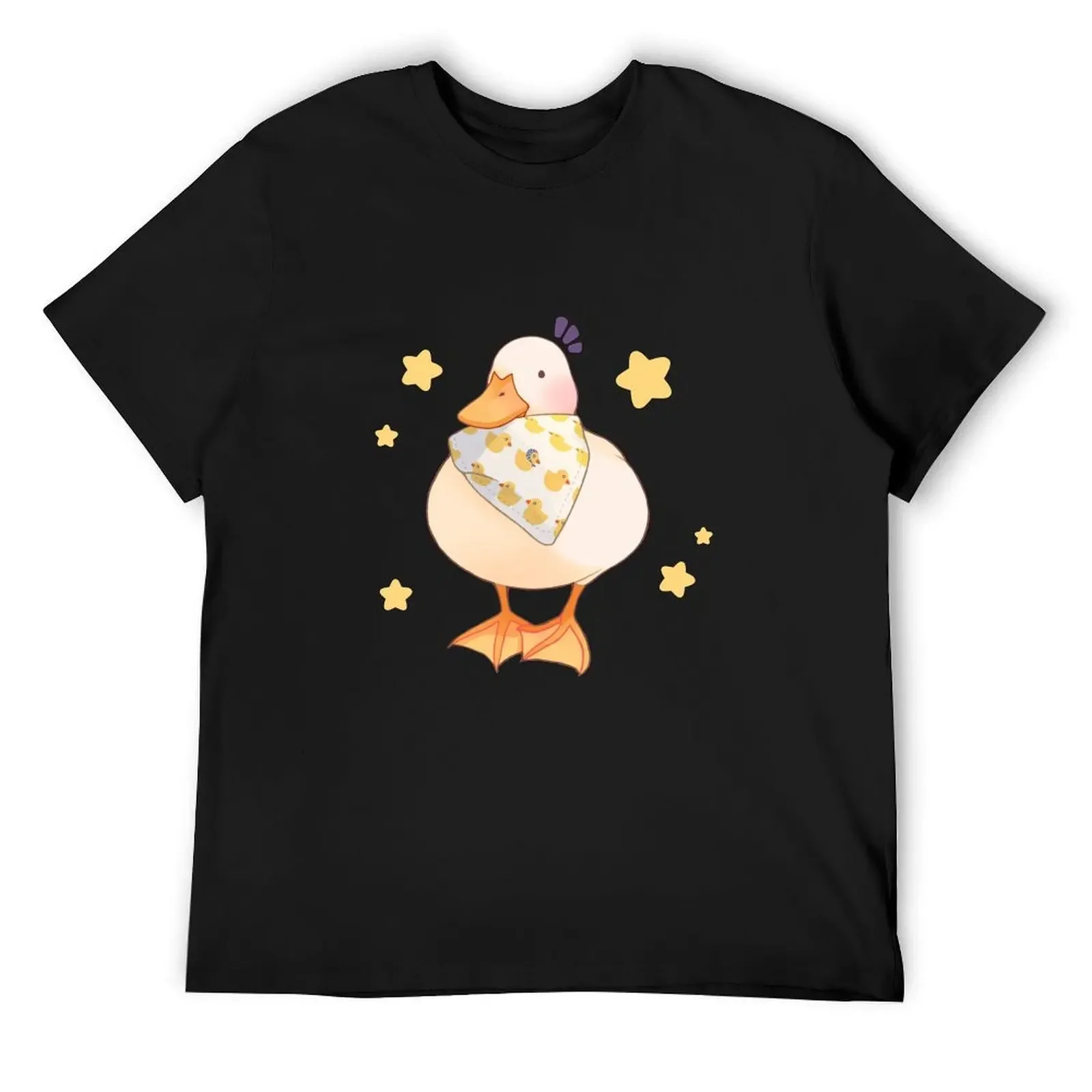 duck with scarf T-Shirt designer shirts plus size clothes heavyweight t shirts for men