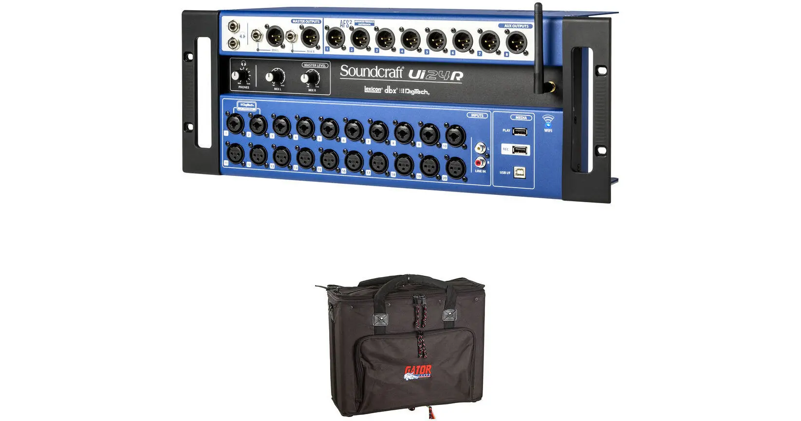 

ЛУЧШИЕ КАЧЕСТВО ПРОДАЖИ 24-канального цифрового микшера/рекордера Soundcraft Ui24R