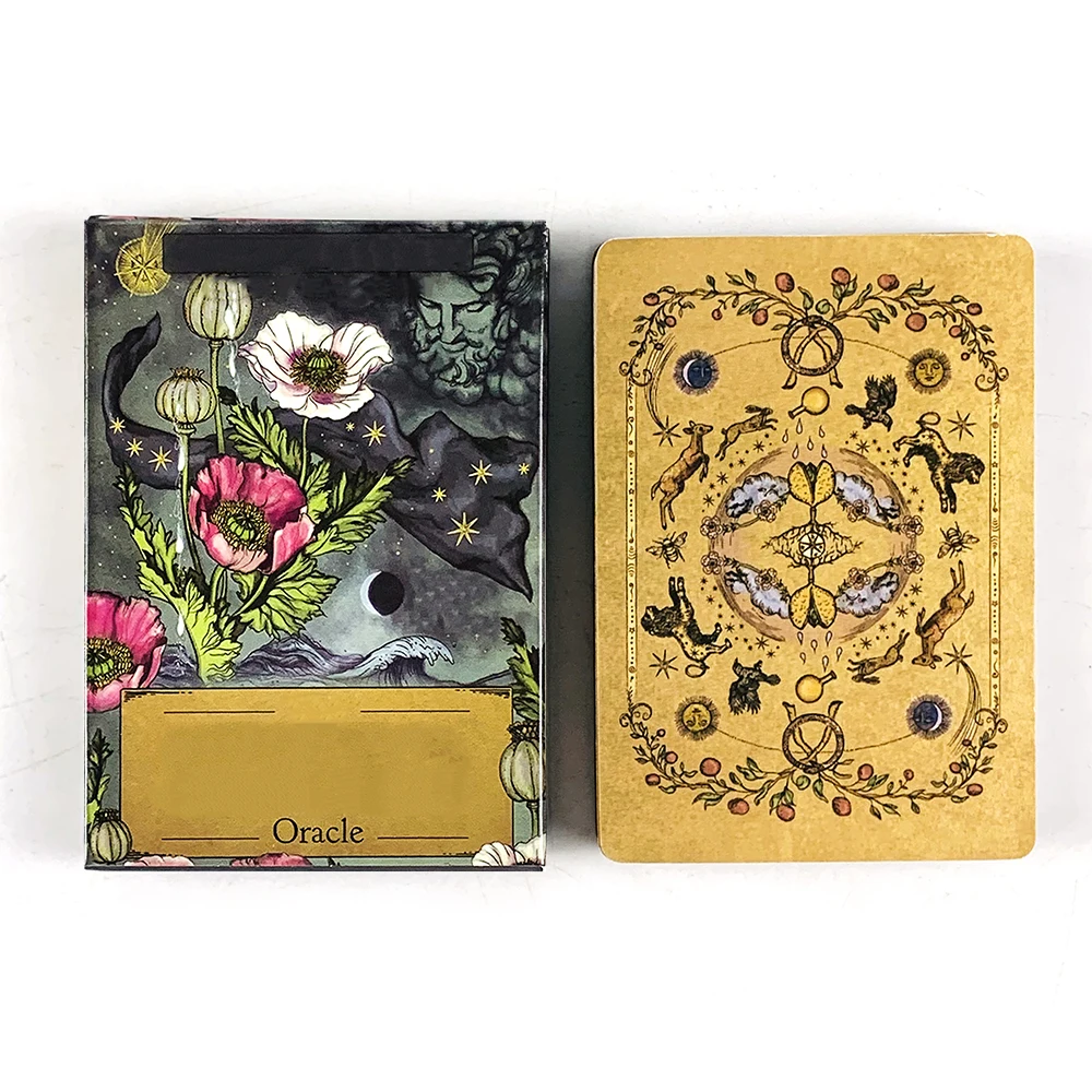 

Oracle Deck A 55 Cards Family Gathering Divination Board Playing Game,Vibrant Illustrations, Great For Meditation & Party Games