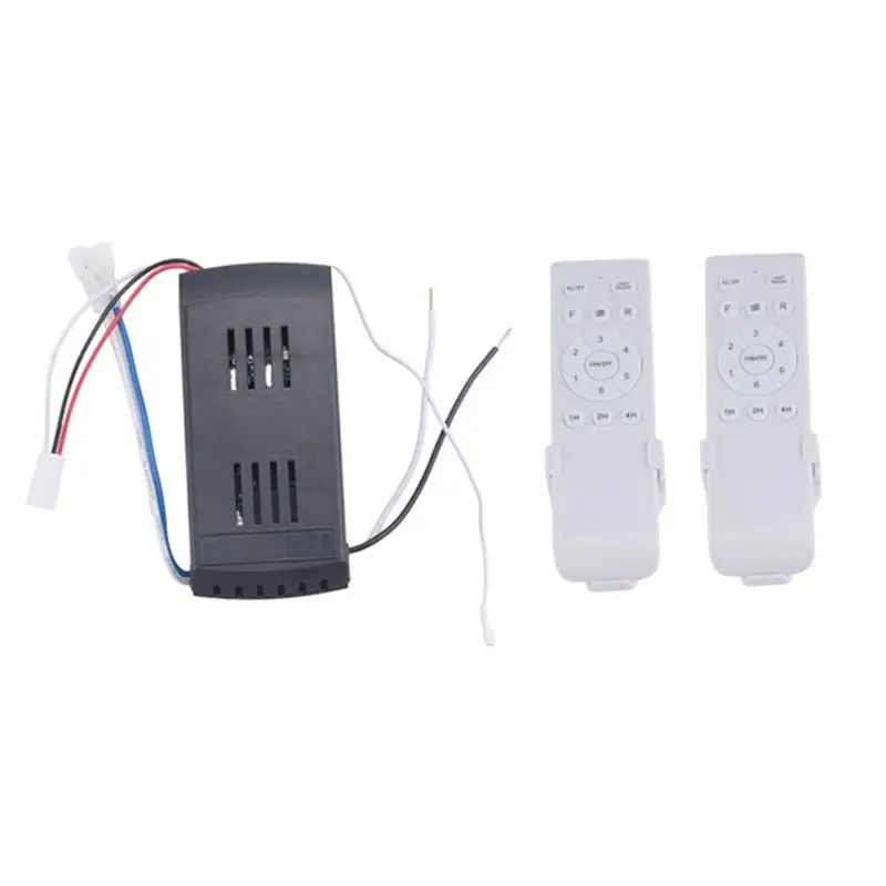 [B24B!】 Universal 50W Ceiling Fan Remote Control Kit 6 Speed Timing Function Replacement Remote For DC Ceiling Fans & Lights
