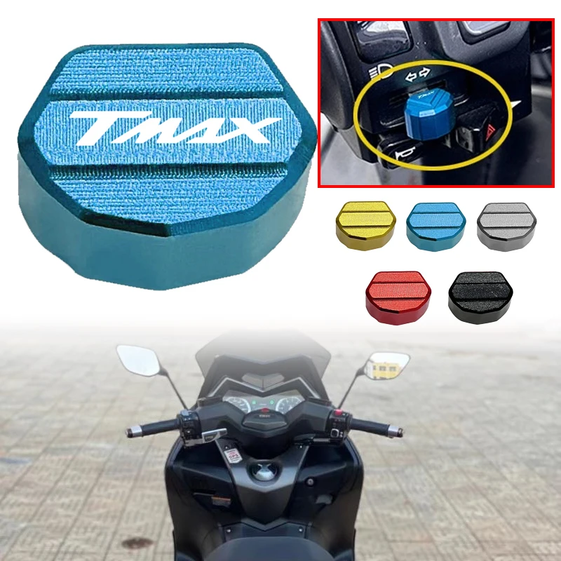 

Fit For YAMAHA TMAX560 TMAX530 TMAX500 T-MAX TMAX 500 530 560 Mototcycle Switch Button Turn Signal Switch Key Cover Accessories
