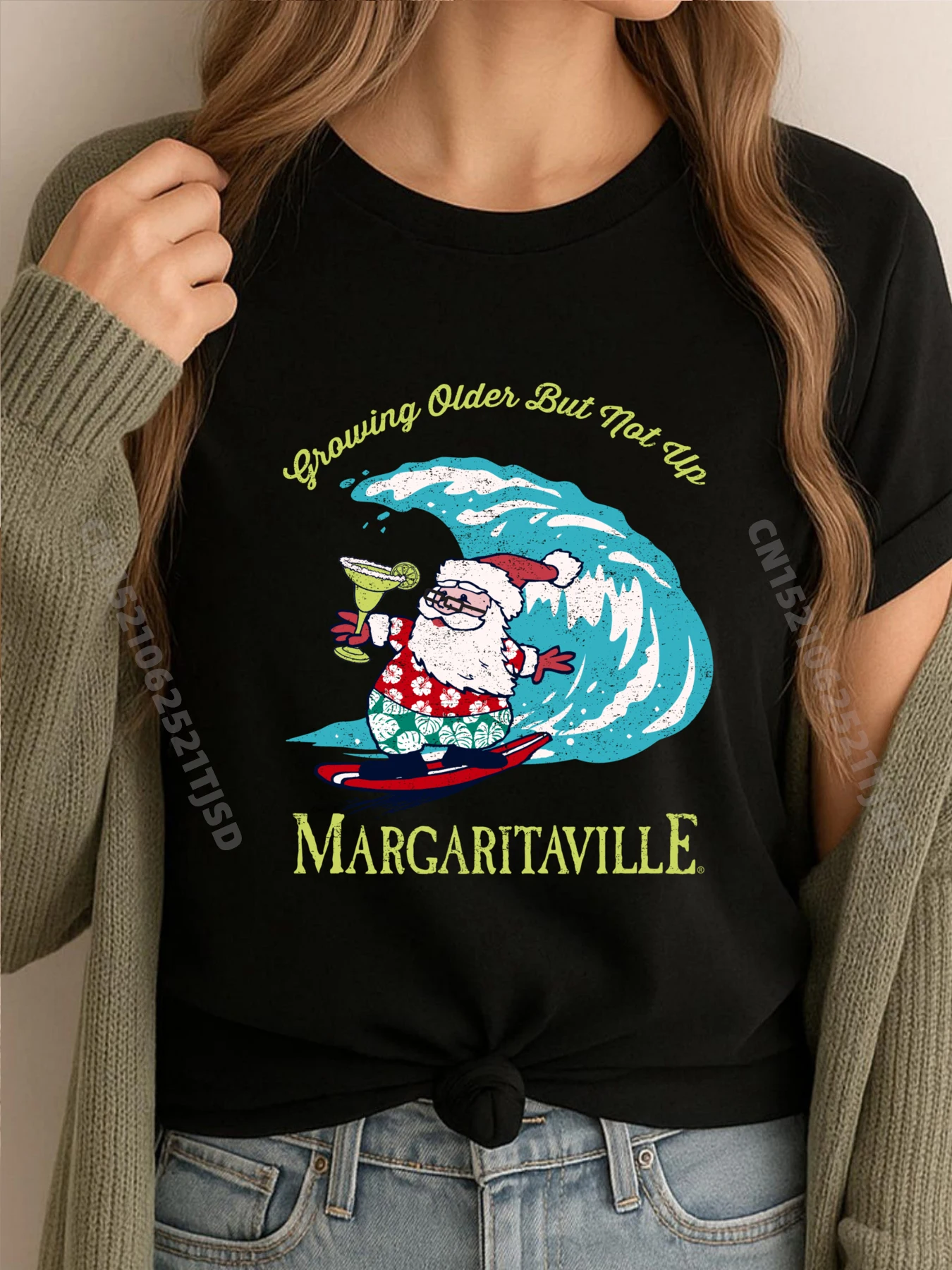 

Growing Older But Not Up- Surfing Santa Streetwear New Year Easter Day