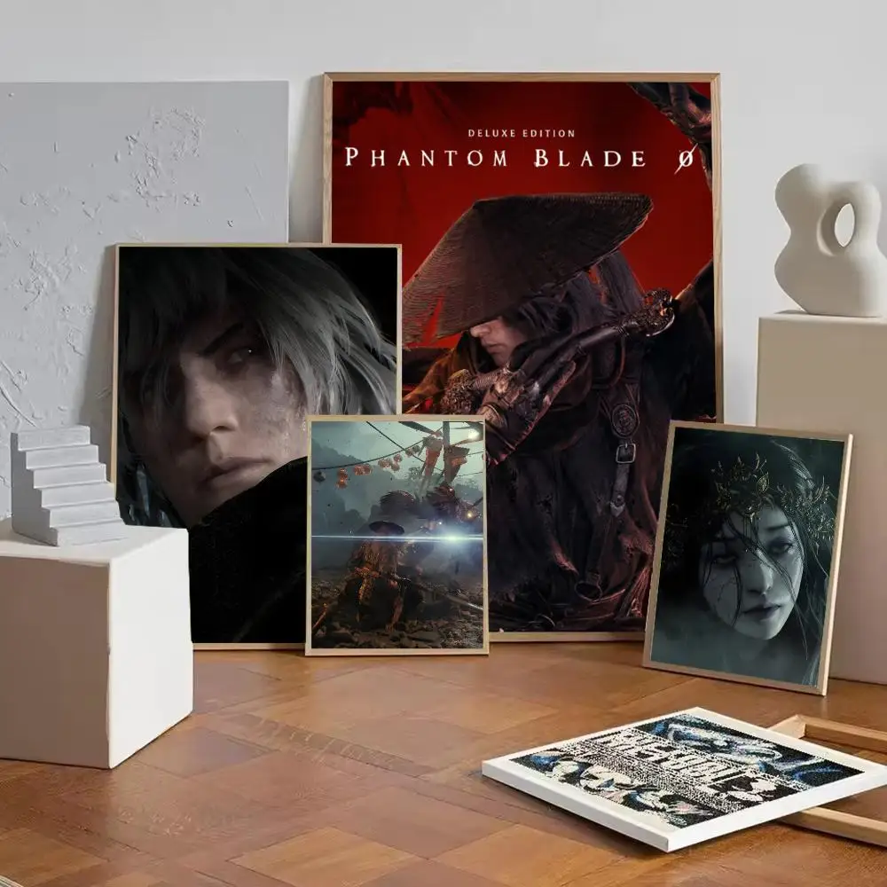 Game P-Phantom Blade Zero Poster Wall Art Painting For Home Room Decoration Bedroom Wall Decor Waterproof Posters
