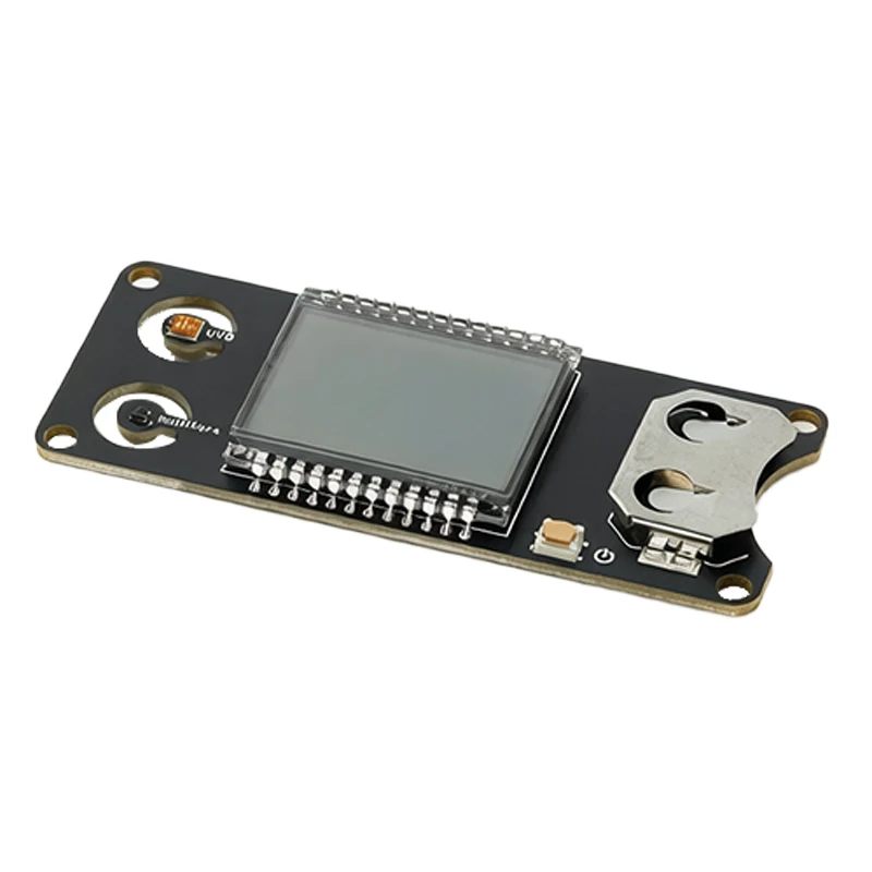 UVB Ultraviolet Temperature Humidity Tester Module Digital LCD Screen Integrat UVB Light Intensity Temp Humidity Detector Board
