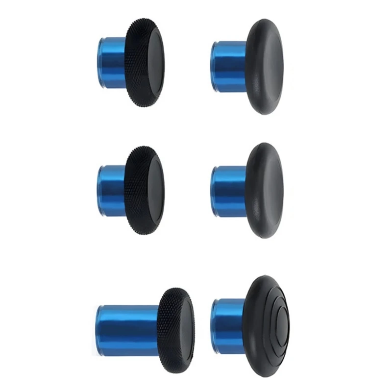 مقبض اللعبة استبدال عصا التحكم التناظرية لسلسلة واحدة 2 أزرار قبضة الإبهام عصا التحكم المعدنية دروبشيب