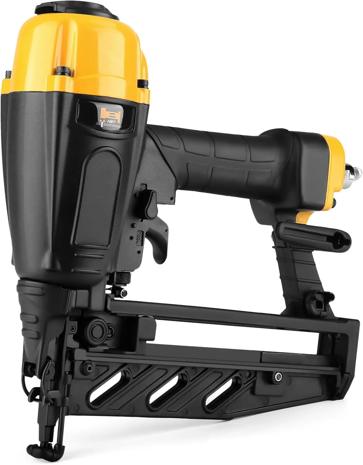 Hbt Hbt64P 16 Gauge Finish Nailer With Magnesium Housing, Straight Finish Nail Gun With Carrying Case, For 1-Inch Up To