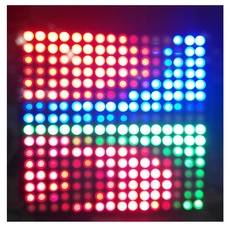WS2812b Led Panel module 8x8/8x32/16x16 Pixels Individually addressable Full Color Screen LED Heatsink Digital DIY Display Boa