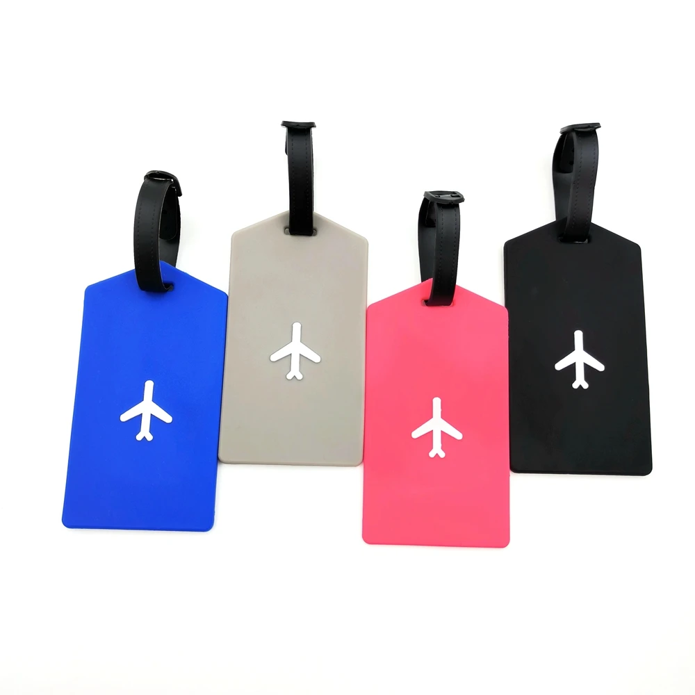 1pc airplane shaped luggage tag, hang tag, business trip, airport luggage, anti loss ID tag, name tag tag, unisex
