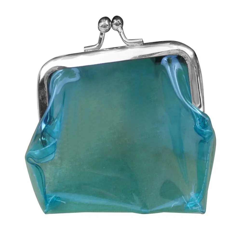 

Lipstick Storage Bag Transparent Coin Purse Card Bag Jelly Bag Earphones Storage Waterproof Mini Headphone Bag Holiday Gift