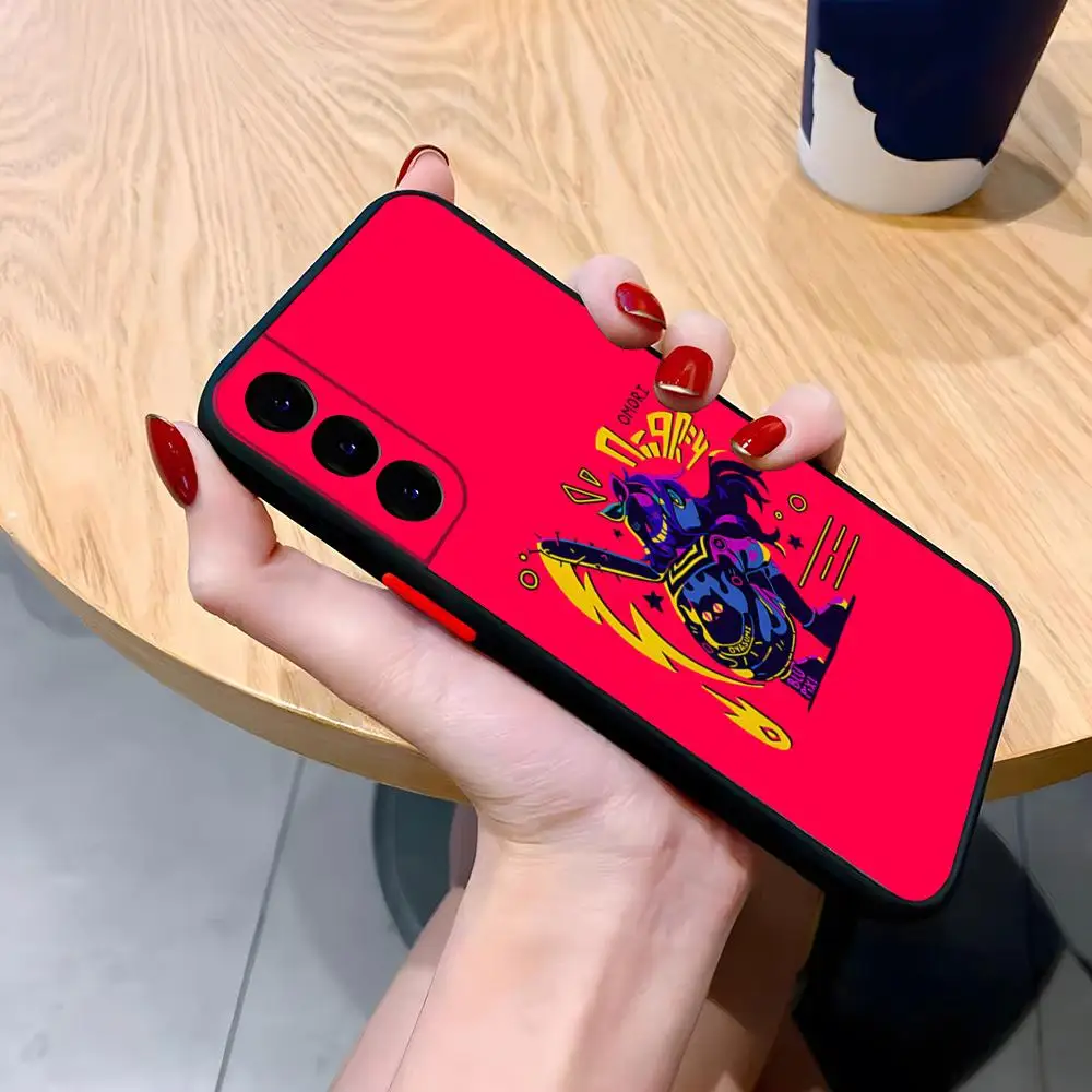 لهب الساخن أوموري آر بي جي لعبة قضية الهاتف لسامسونج S25 S22 S24 S23 S21 FE زائد الترا الجلد يشعر الوفير