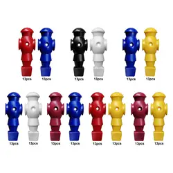 26x Table Soccer Men Player Toys Foosball Men Accessories Table Foosball Player Replacement Soccer Table Player for Game Room