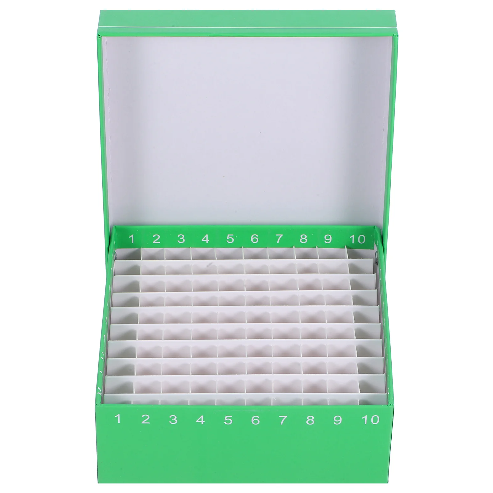 

Cardboard Freezer Box With Lid 100-Well Lab Samples Storage Container For Test Tubes And Centrifuge Tubes Microtube Storage Box