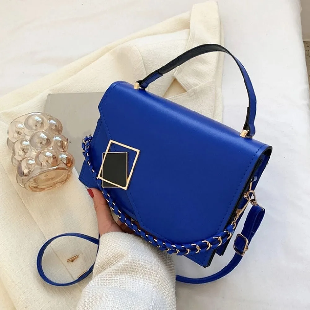 

Модная женская сумка через плечо в корейском стиле, простая элегантная сумка на одно плечо, легкая сумка из искусственной кожи с регулируемым ремешком, вечерние