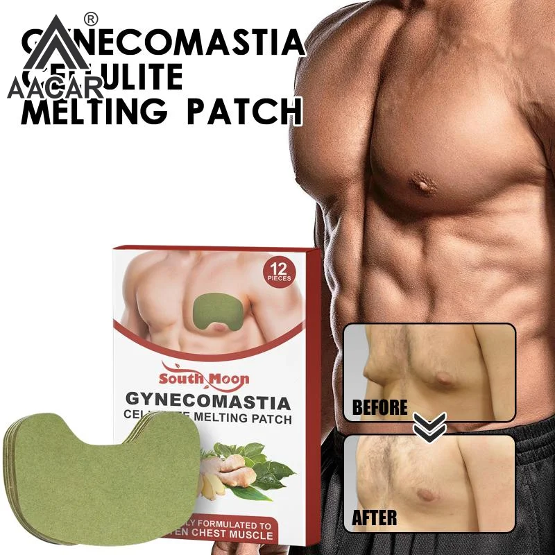 Men's Chest Care Patches, Firming Skin Massage, Chest Contouring, Chest Care Cream