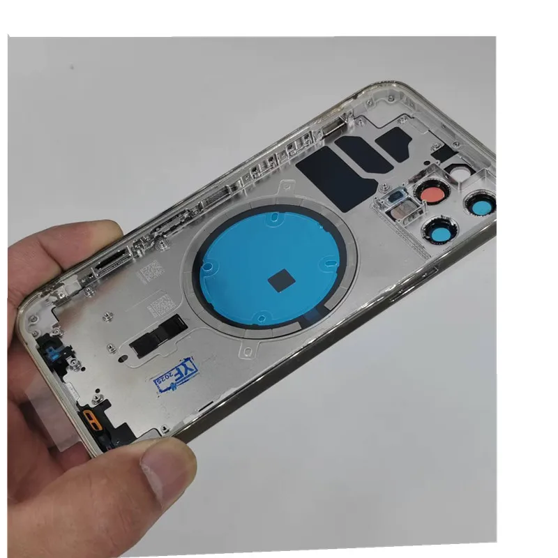 1 قطعة Unibody OEM هيكل الباب الحال بالنسبة آيفون 12 برو الإسكان الخلفي مع الإطار الأوسط سيم صينية غطاء البطارية الزجاج #2