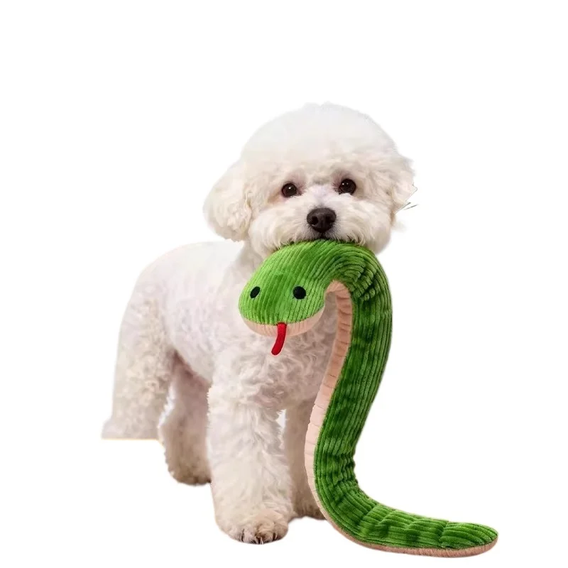 Hot Sale Snake Shape Dog Cat Interactive Toy Kitten Kick Toy Bite‑Resistant Entertainment Toy For Indoor Cats Dogs Pet Supplies - view 6
