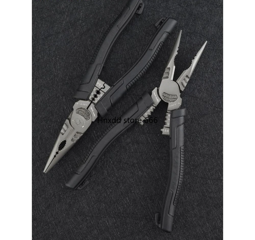 8 inch multifunctional pointed nose pliers wire strippers