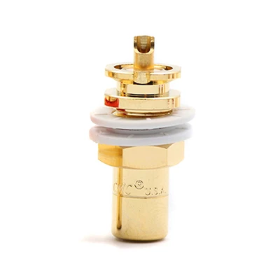 hifi Amplifier RCA plug connector of cmc816u RCA for audio speaker copper gold-plated cmc816 RCA socket