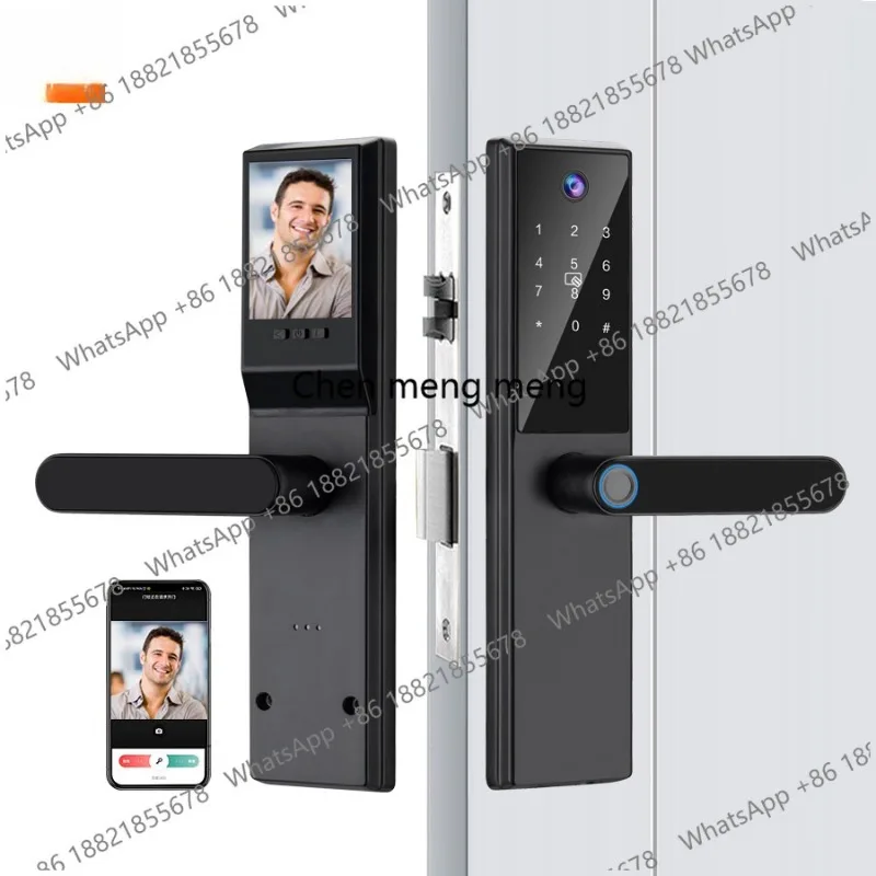 Fingerprint Door Lock Code Card Key Touch Screen Smart Door Lock Security Digital Electronic Lock For Home