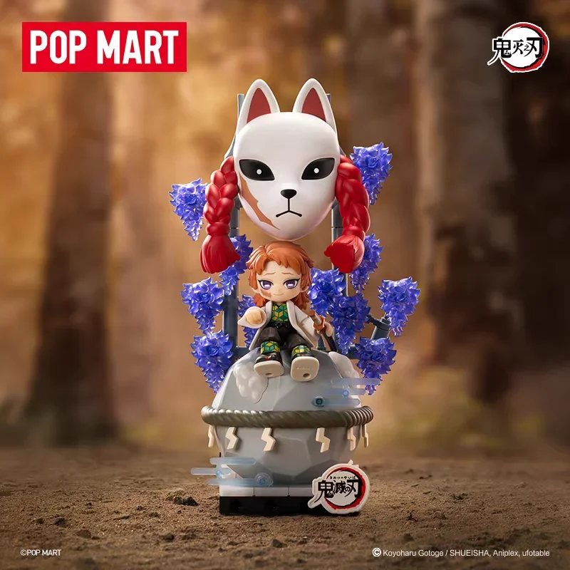 POP MART DEMON SLAYER Unwavering Resolve Arc Series Block Flgures Genuine Blind Box Doll Mystery Box Original Toys Gift view 4