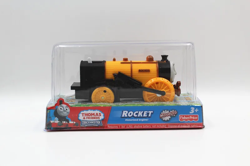 Original Thomas & Friends Electric Track Locomotive Luke Rocket James Duncan Kids Toys for Boys Trackmaster Engines Diecast 1/64