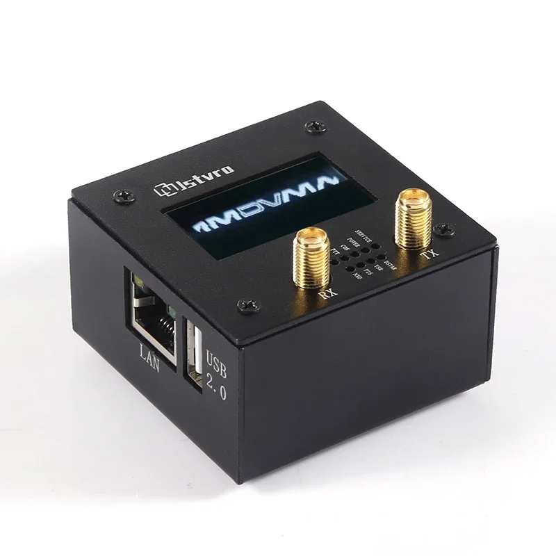 نقطة اتصال MMDVM مزدوجة مجمعة أصلية مع برتقالي PI UHF VHF + OLED + حافظة معدنية تدعم YSF DMR NXD P25 DMR YSF DSTAR
