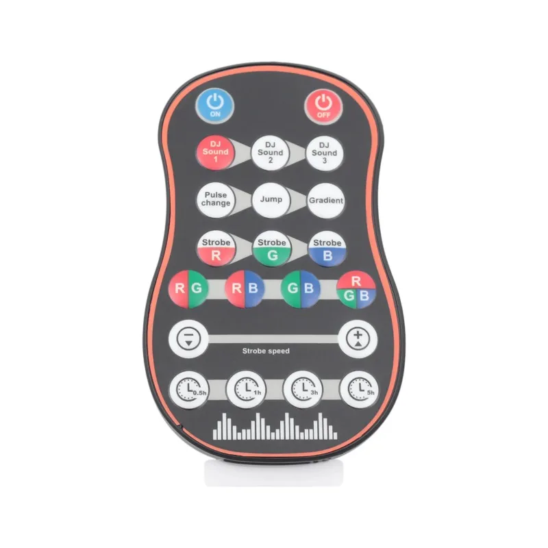 YSH601 DJ Party Light Sound-Controlled Strobe LED Light Remote Control 7 Color Party Light for Stage Bar Party