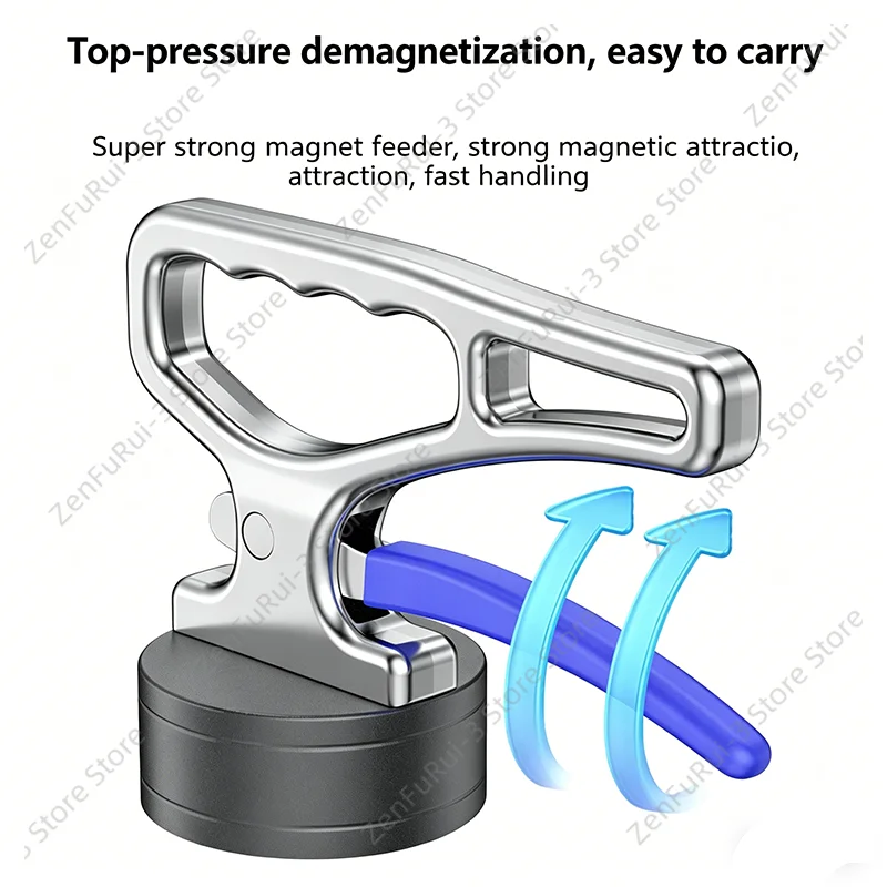 30KG Strong Magnetic Pickup Tool Load Handling Suction Cup for Iron Plate Steel Mold Laser Cutting Feeder Lifting Magnet