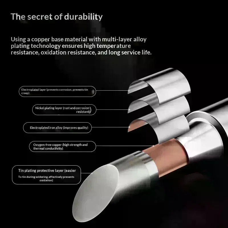 /TPz/5Pcs/10Pcs 900M-T Soldering Iron Tips Set Pure Copper Electric Soldering Iron Replacement Head For DIY Electronic Repair