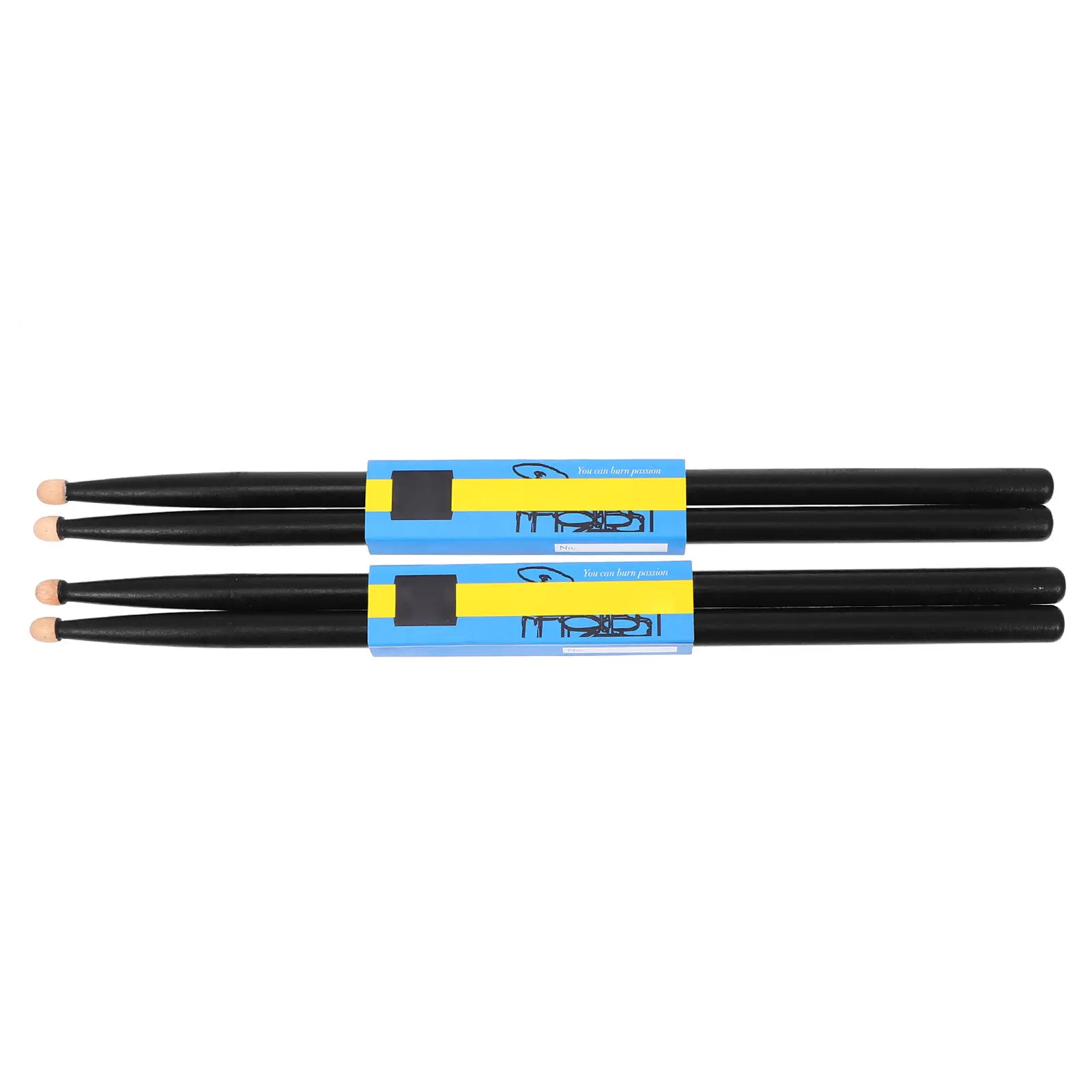 Maple Wood Drumsticks for Beginners & Adults – Lightweight, Comfortable Grip, Smooth Surface, 2 Pairs