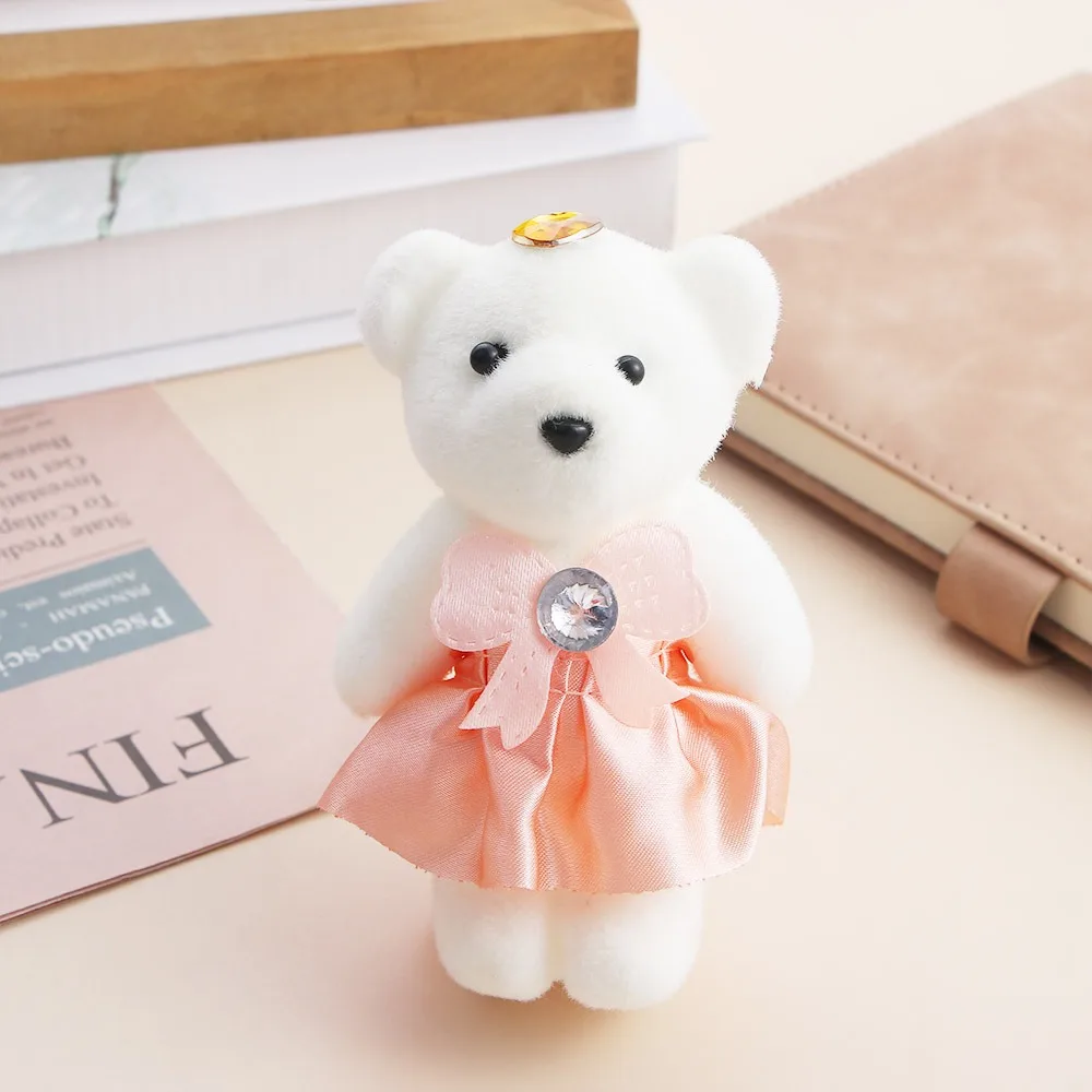 Cute Mini Doll Toy Cartoon Plus Plush Plush Animal Small Teddy Bear Bouquet Bear Kid Toys Plush Dollv 10 PCS