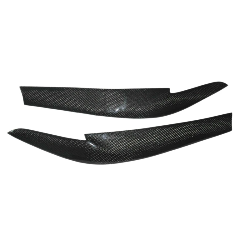 for BMW 5 Series G30 G31 G38 F90 M5 2017 2018 Carbon Fiber Headlights Eyebrow Eyelid Trim Cover Sticker Refitting