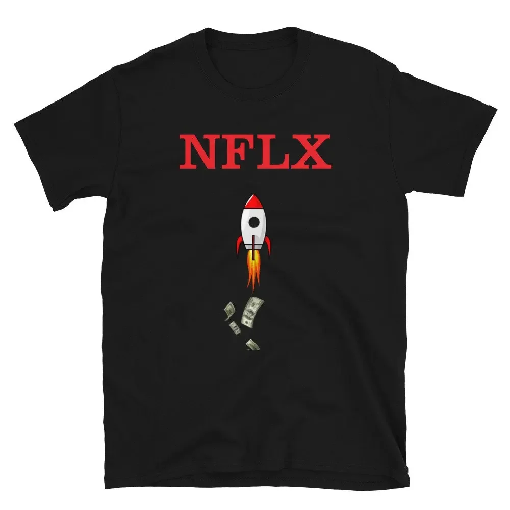 Netflix Stock Ticker Nflx T Shirt Gift Idea For Market Trader Investor Enthusiast Wallstreet Merch