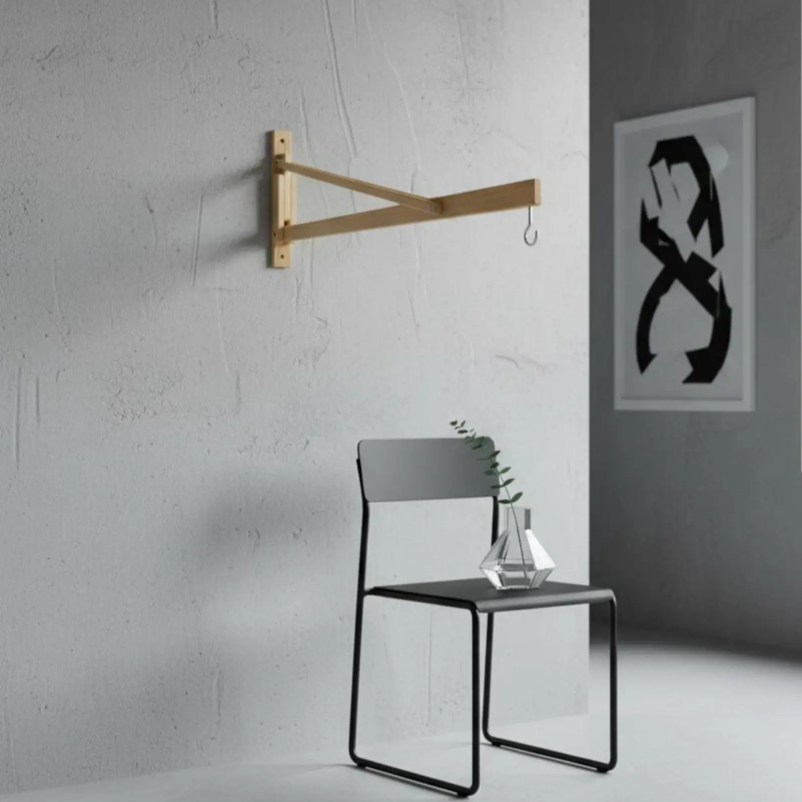 

Extendable Wooden Wall Lamp Extension Space Saving Adjustable Wood Sconce Bracket Wooden Suspended Lamp Bracket Decorative