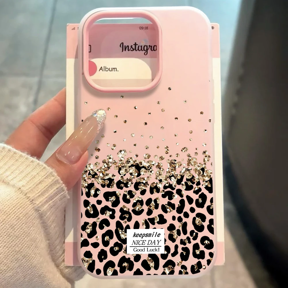 Für Samsung Galaxy S21 S26 S25 S24 S23 S22 Ultra Plus FE Hülle Kreatives Leopardenmuster Cover Für A37 A36 A54 A55 A56 Drop Funda – Detail 2