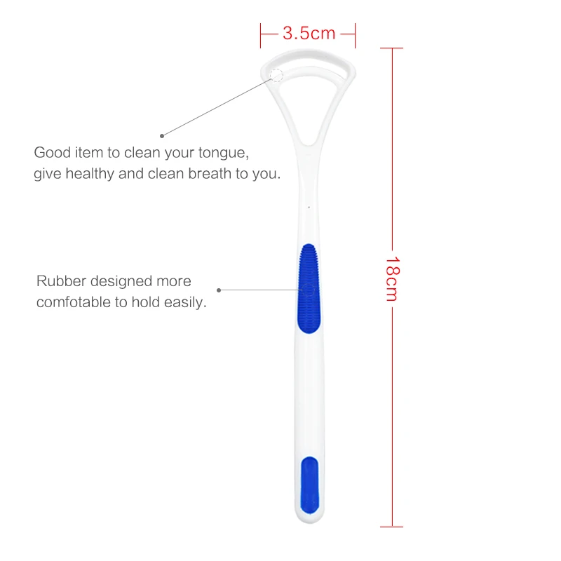 2 buah/pak pengeruk lidah sikat pembersih mulut dapat digunakan kembali sikat gigi segar mulut higienis alat pembersih
