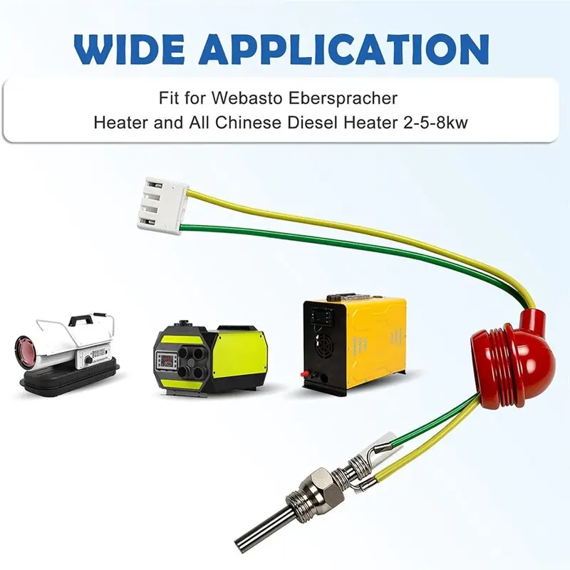 【TODAY-ONLY!】Glow Plug Repair Kit For Diesel Heater 12V/24V 5KW 8KW Parking Heater With Filter, Glow Ignition Plug Set