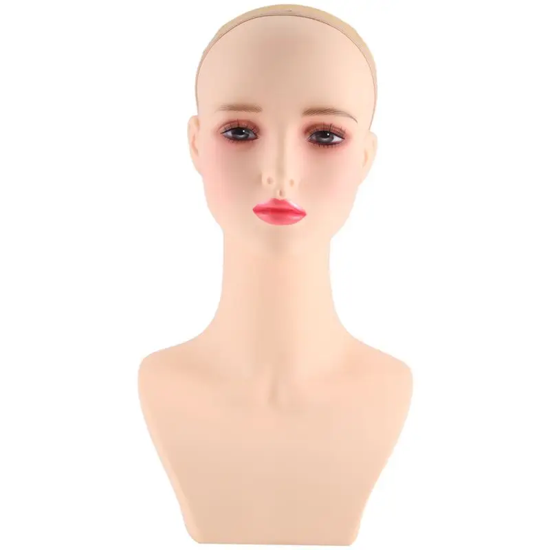 

【LOVE】Манекен-голова для тренировок, женская, с имитацией лысины, для изготовления и демонстрации париков, для парикмахеров, 1 шт., ПВХ