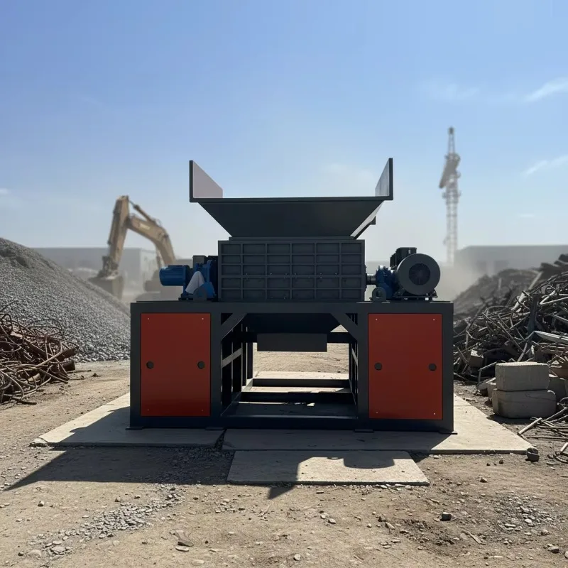 Customized Multi-Functional Mini Double Shaft Shredder Machine For Metal, Plastic & Waste Recycling