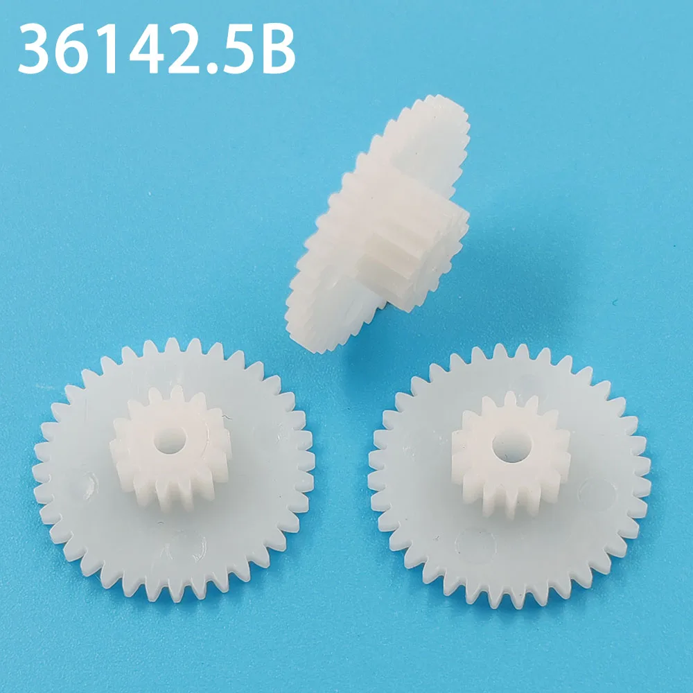 36142.5B 0.5M Bilayer Gears OD=19mm 36 Teeth+ 14 Tooth od=8mm 2.6mm Hole Plastic POM Pinion Parts 36+14T