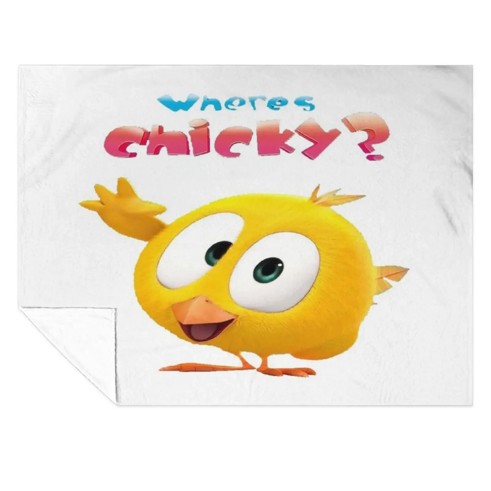 

where's chicky Throw Blanket Bed linens Plush Comforter Hairy Blankets