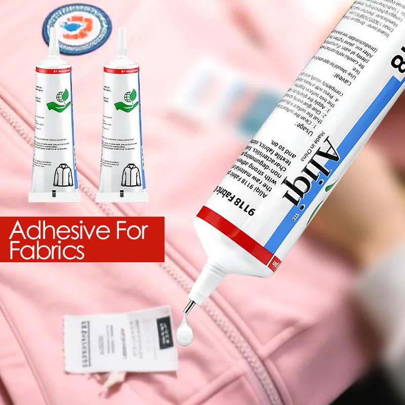 غراء قماش سريع الجفاف، لاصق قماش مقاوم للماء لإصلاح الملابس والنسيج والجلود EVA مع إصلاح الطوارئ المنزلي