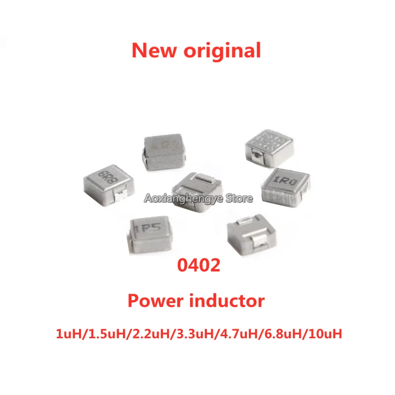 20PCS 0402 One-piece molding, surface mount technology Power inductor 1uH/1.5uH/2.2uH/3.3uH/4.7uH/6.8uH/10uH