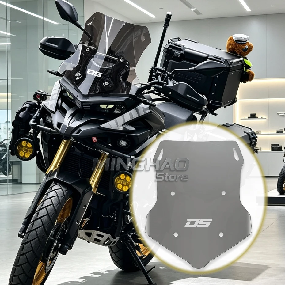 Fit For VOGE DS625X DS525X DSX 625 525 DSX New Motorcycle Windscreen Double Bubble Windshield Screen Wind Deflectors Transparent